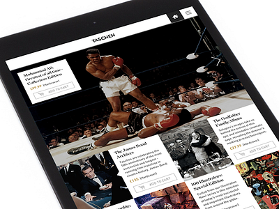 Taschen Magazine - Tablet Concept concept digital magazine ipad mobile taschen ui user interface ux