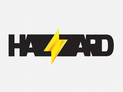 Hazzard Films new identity bold brand hazard identity logo movies wakeboard