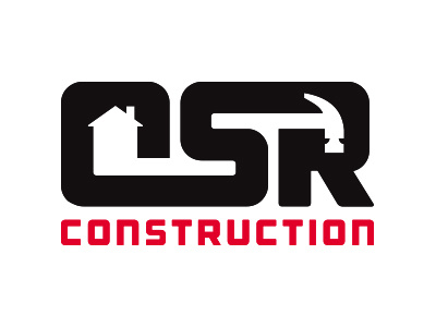 CSR Remodeling blade construction design graphic home house icon logo remodeling roof saw tools