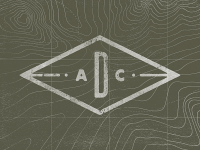 Auto Drop Crew geographic icon monogram