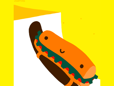 Snowboarding Sandwich animation gif photoshop sandwich snowboard subway