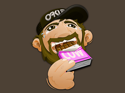 Chocowlate character chocolate design love milk portrait self