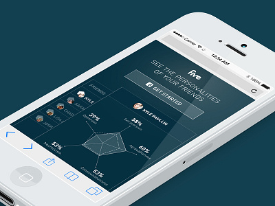 Five Labs concept interface ios7 landing mobile ui