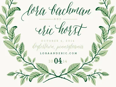 Lora & Eric Save-the-Date WIP