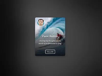 Blog Profile Card blog card discover follow onboarding profile sports ui