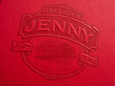 Inverted Jenny Box Lid / with Simon Frouws crest embossing seal