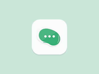 Chat icon chat green icon loveui messages white