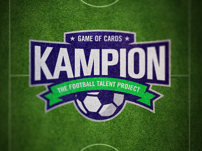 Kampion The Football Talent Project card game kampion logo soccer sports