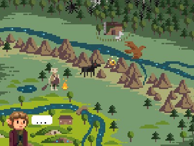 New Shot - 02/08/2014 at 12:30 PM 8bit hobbit pixelart