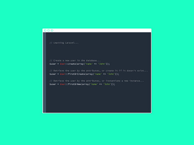 Learning Laravel code laravel terminal web