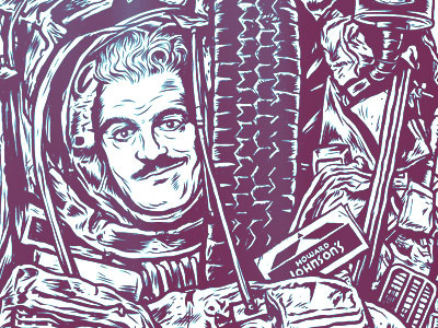 "TOP SECRET!" print release black white illustration ink movie top secret