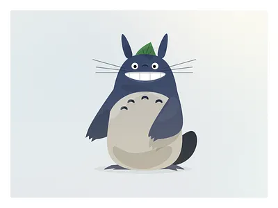 Ghibli - Totoro animations bright ghibli illustrations shapes totoro vector