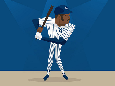 Winfield baseball dave illustration new york pinstripes winfield yankees