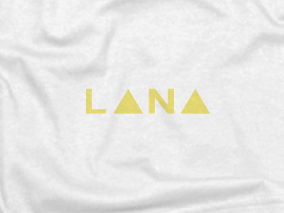 Lana Fabric branding design fashion identity logo