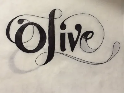Logo - WIP handdrawn lettering lettering logo type