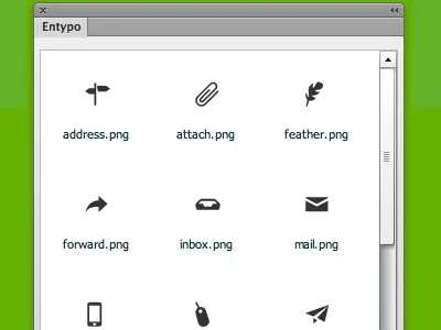 Entypo Panel adobefireworks fireworks projectphoenix