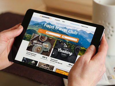 Gourmanism food travel uiux web