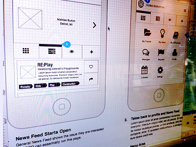 Wireframes, Omnigraffle mobile ui wireframe