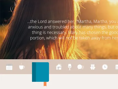 Pick Your Portion icons illustrations layout logo open sans website