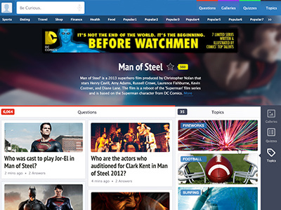 Undisclosed Web Project blur desktop layout masonry qa