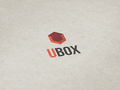 Ubox Logo Design box iconic letter logo