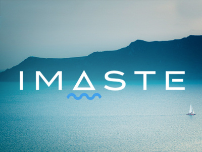 Imaste Logo design greece imaste logo sea ship