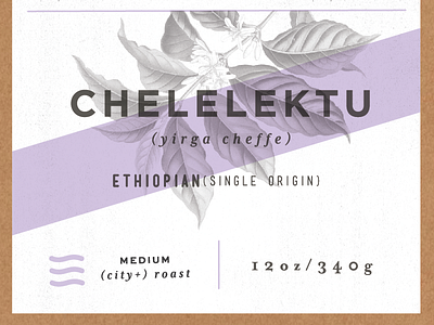 Part of a coffee label coffee label packaging