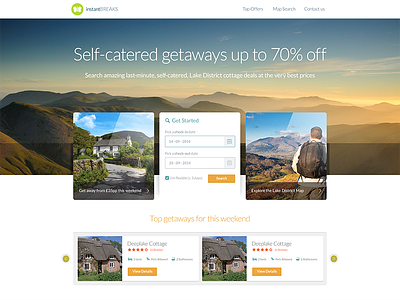 InstantBreaks/SnapTrip Concept booking holiday self catered site