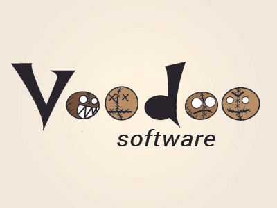 Voodoo Software Logo Design logo typography voodoo