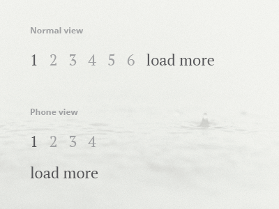 Pagination interface iphone pagination ui webdesign
