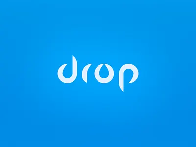 drop blue drop logo water