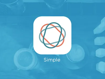 Simple for iOS 7 app bank blue icon ios7 iphone redesign simple ui ux
