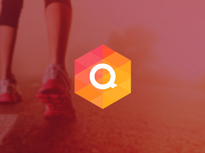 Quantifi branding design fitness identity logo typography