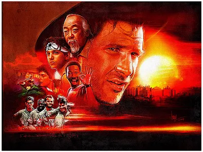 Five Fave Films of '84 beverly hills cop ghostbusters gremlins indiana jones karate kid temple of doom