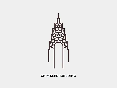 Chrysler Building big apple building chrysler city silhouette new york ny nyc solid