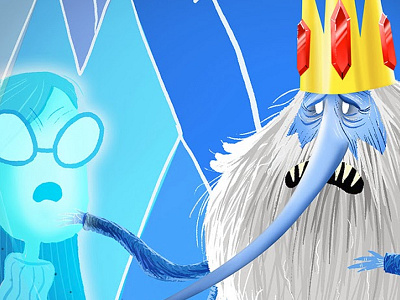 Adventuretime Iceking adventure adventure time finn the human ice king jake the dog princess bubblegum tim paul timpaulillustrations