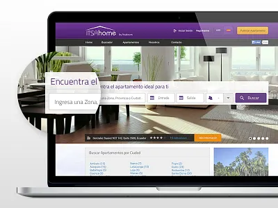 Itsahome web design flat responsive ui ux web webdesign