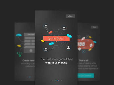 Easy Poker App Walkthrough design flat design game ios mobile poker texas holdem