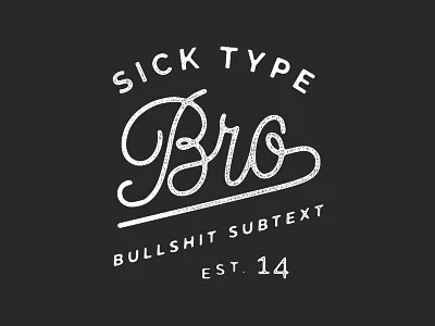Sick Type lettering trend