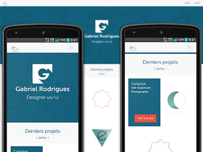 New responsive portfolio ! identity portfolio responsive webdesign website