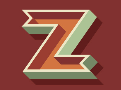ABCs II alphabet drop caps letter lettering z