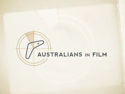 AiF Logo Concept #1 australia boomerang development film icon logo type