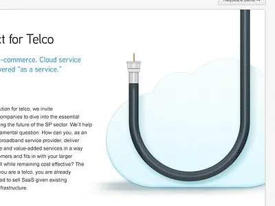 AppDirect for Telco appdirect cable cloud coaxial illustration layer styles photoshop shape layers