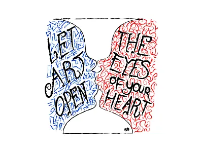 Let art open your eyes art eyes heart france illusion illustrator kiss lines optic illusion