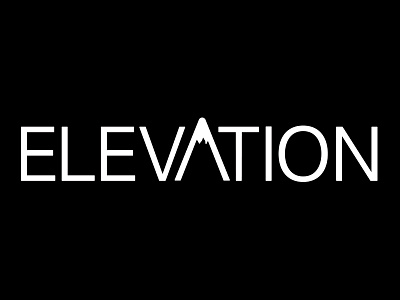 Elevation // Typographic Play concept design elevation fun lettering mountain typographic typography