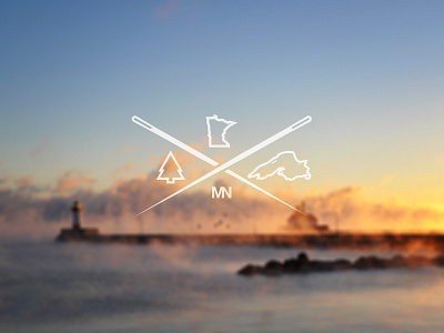 MN duluth pack icon illustrator lake superior minnesota mn trees