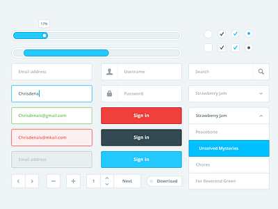 King Of The Castle 2014 design flat interaction ui ui kit ux