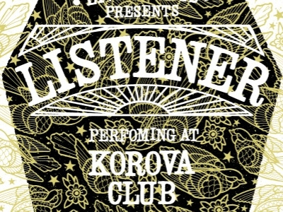 gig black gigposter gold poster print screen type