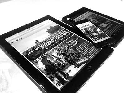 BARNARD constructions responsive website