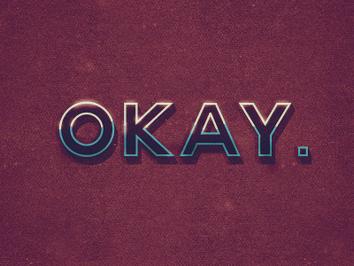 Okay typography